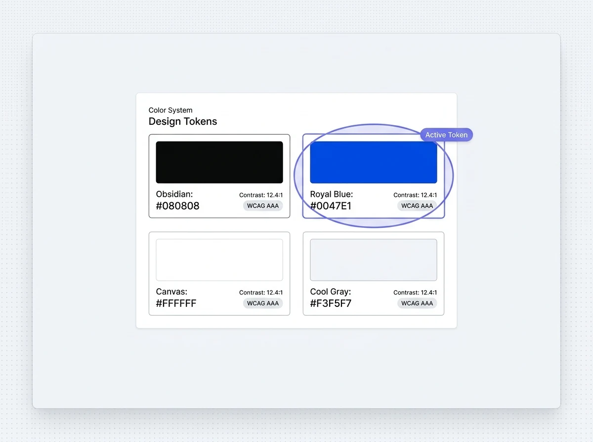 Color System & Design Tokens
