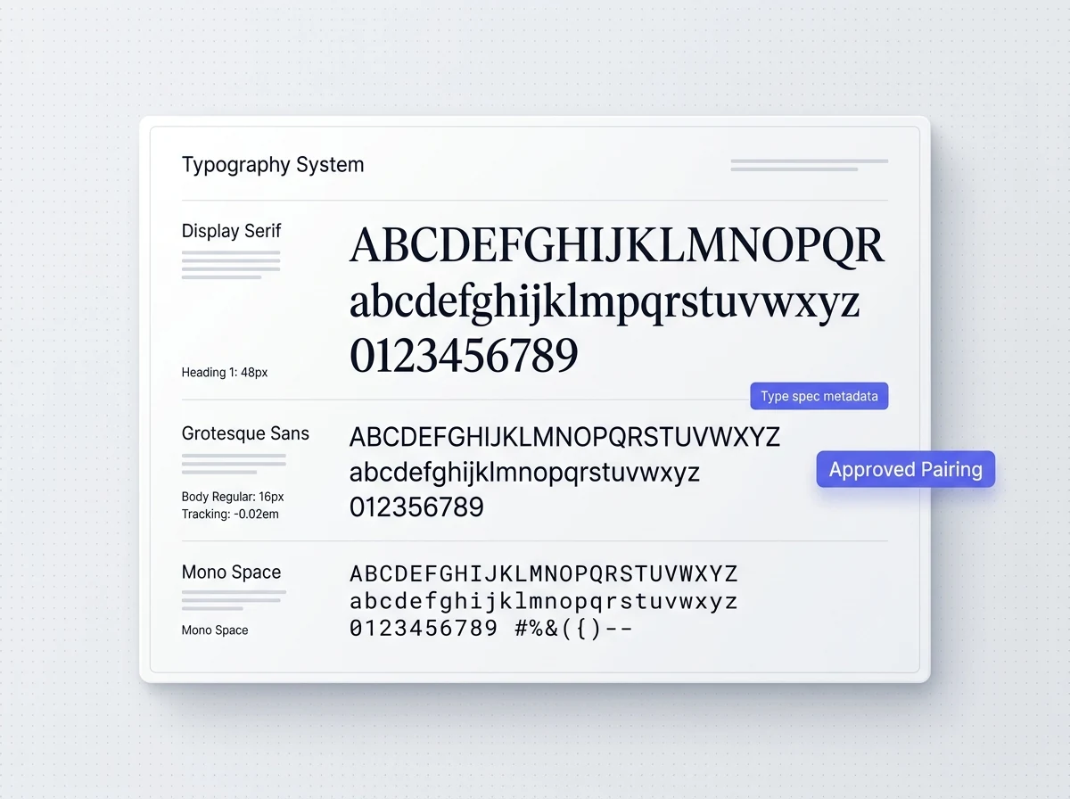Typography System & Font Pairing