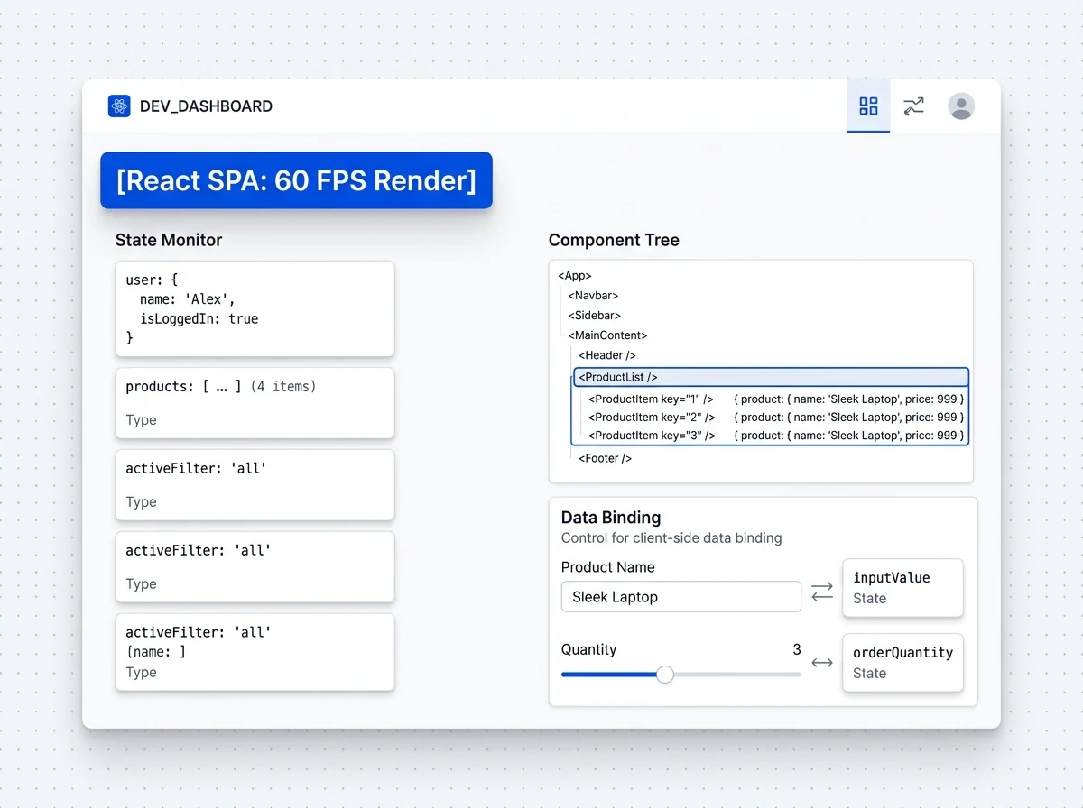 Reactive Single Page Applications
