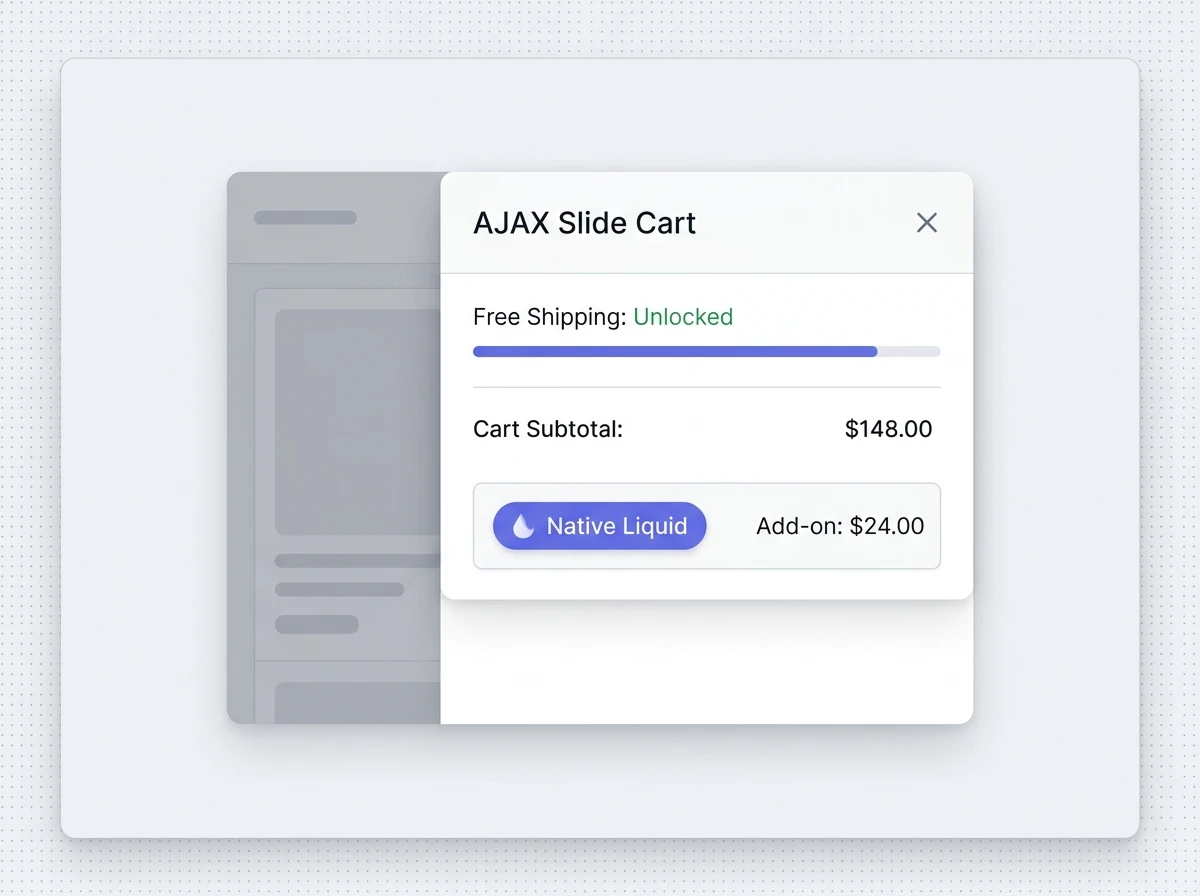 Shopify cart and checkout integration