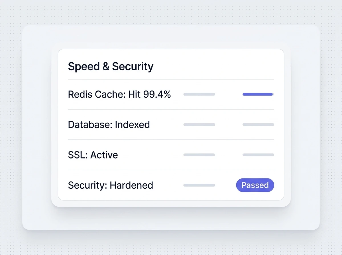 WooCommerce speed tuning