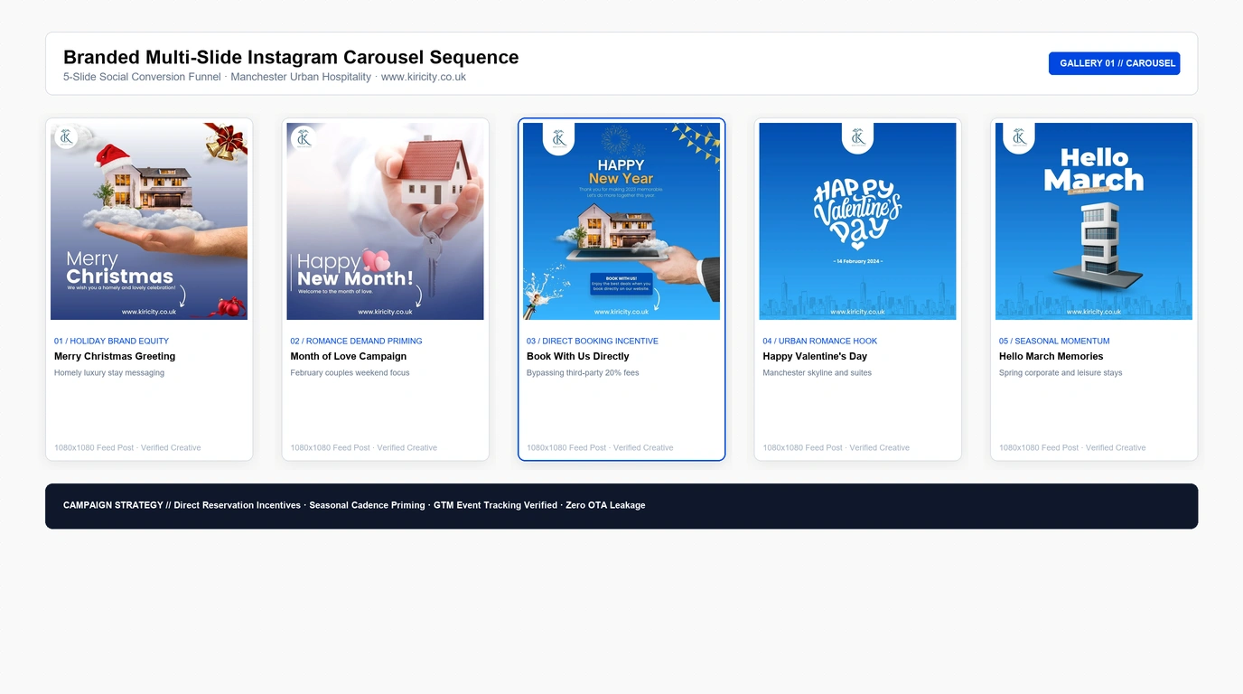 Branded Multi-Slide Instagram Carousel Sequence