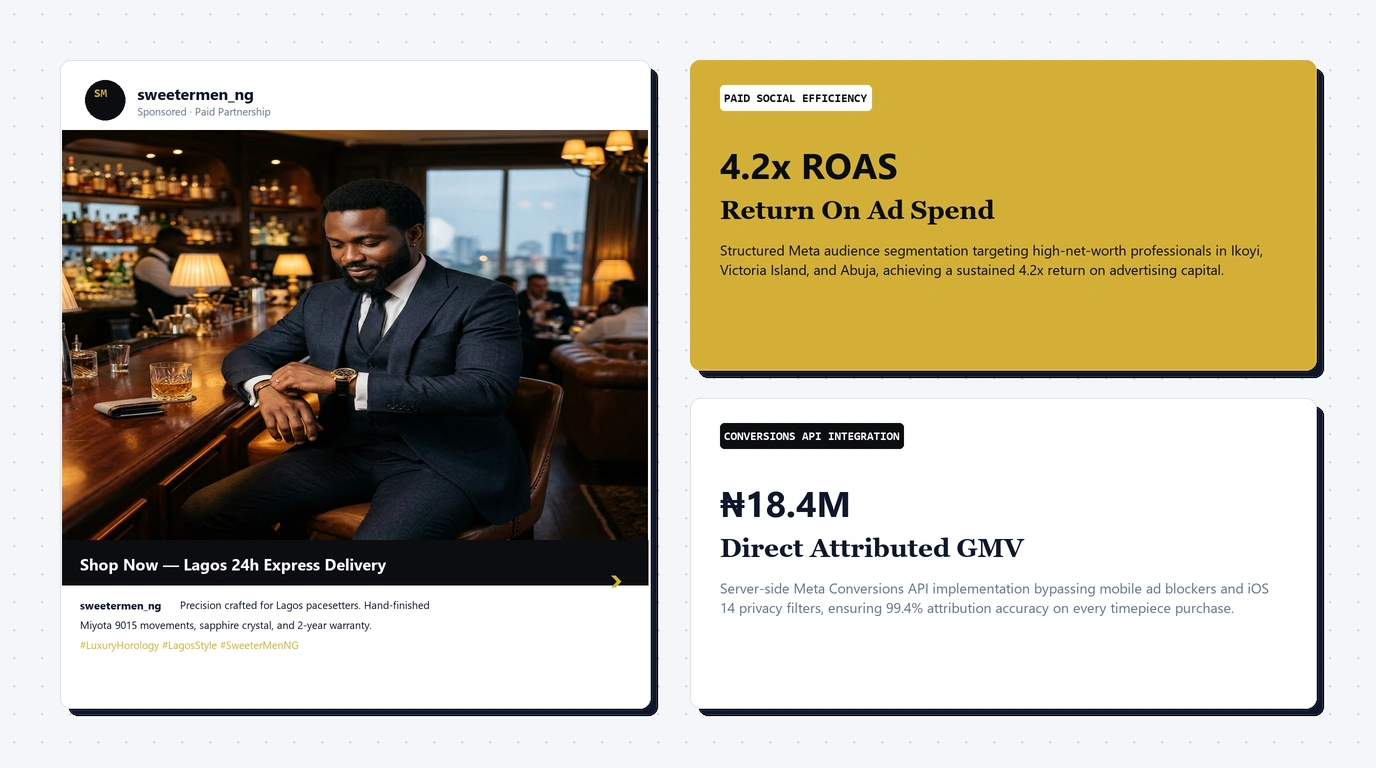 Meta Feed Ad Creative & Campaign Tracking