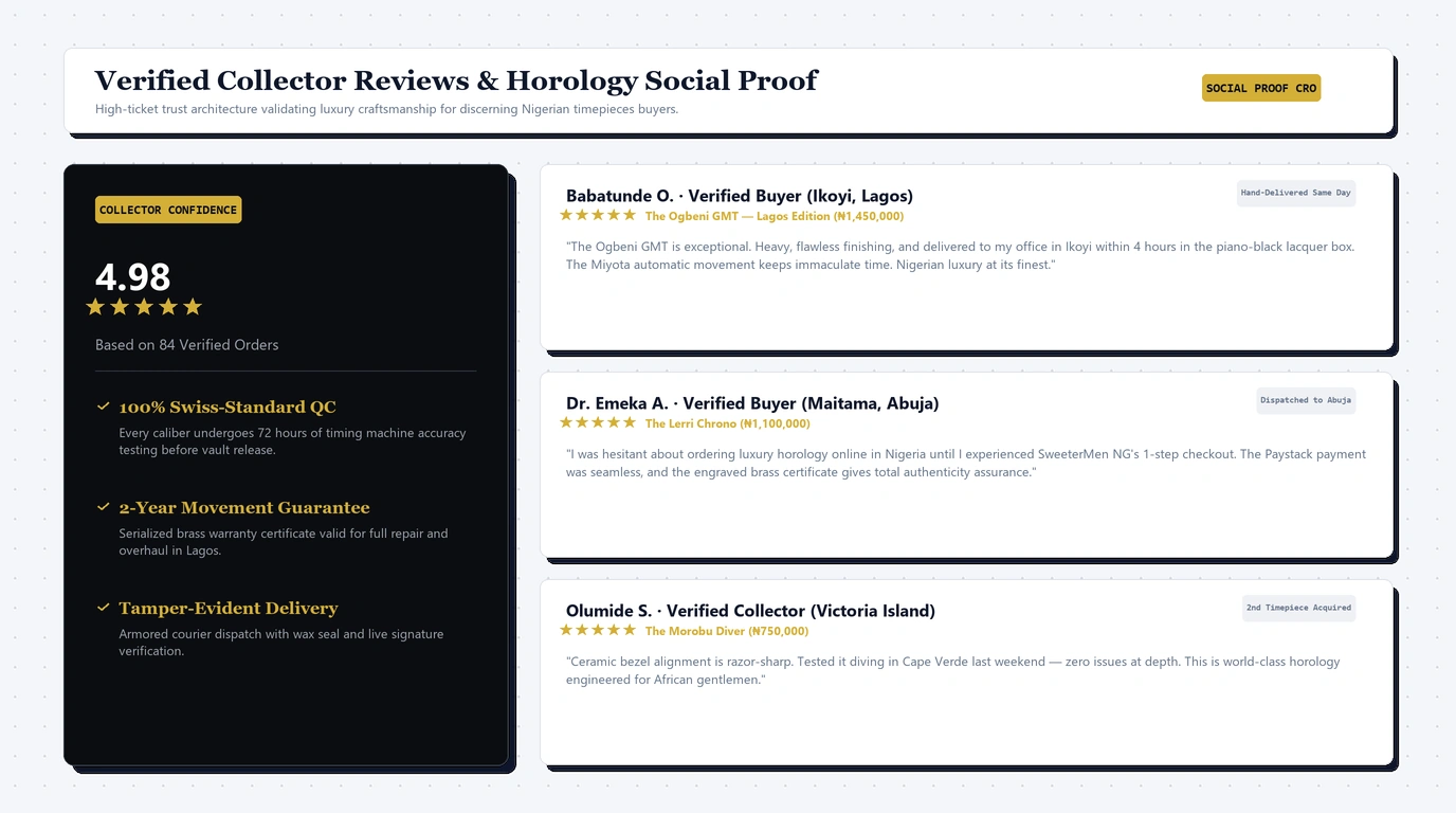 Verified Collector Reviews & Horology Trust Architecture